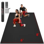 Exercise Mat 8 X6 8mm Thick High Density Workout Gym Flooring Gymcope Extra Home. Fixed Price $259.99.