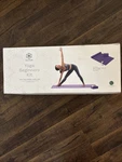 Gaiam Beginner's Yoga Starter Kit Set - Mat, Brick, 6ft Strap. Fixed Price $24.99.