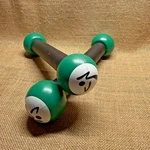 Zumba Toning Sticks 1lb Weight Set Of 2 Maraca Sound Fitness Hand Weights. Fixed Price $15.00.