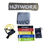 Hotworx Yoga Mat Towel Resistance Bands Bag Fitness Bundle Infrared Sauna. Fixed Price $175.00.