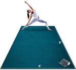 Extra Large Yoga Mat 9' X 6' 8mm Thick & Wide, Non-slip Exercise Ma.... Fixed Price $342.64.
