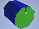 We Sell Mats Gymnastics Octagon Skill Shape Tumbling Mat Medium Lime Green/blue. Fixed Price $199.99.