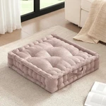 Intelligent Design Azza Chenille Floor Cushion 24x24x5 Tufted Square With Handle. Fixed Price $49.99.