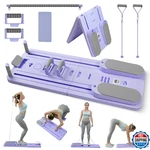 Ohkanki 6-in-1 Foldable Pilates Reformer Board Set For Home Workout - Ab Trainer. Fixed Price $139.99.
