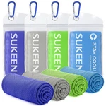 Sukeen 4 Pack Cooling Towels (40"x12"),ice Towel,soft Breathable Chilly Towel.... Fixed Price $29.02.
