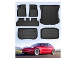 Taptes Floor Mats For Tesla All-weather Open Box 3mats 2020 2019 2018 2017. Fixed Price $60.00.