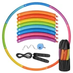 Phobby Weighted Exercise Hoop For Adults, 2.2lbs Adjustable Fitness Hoop, 8 Deta. Fixed Price $121.46.