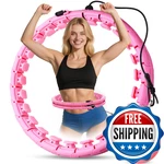 Leann L!fe U1-32 Knots Waist 19"-65 , Upgraded Magnetic Lock Weighted Hula Hoop. Fixed Price $67.96.