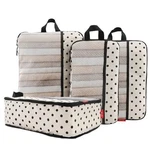 U+u Compression Packing Cubes - Ultralight Travel Organizers Polka Dot 4 Set. Fixed Price $18.97.