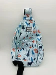 New Hawee Sling Bag For Women Men Casual Cross Body One Size Blue Forest Animals. Fixed Price $24.99.