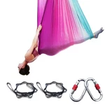 Foser Aerial Yoga Hammock Swing With Daisy Chains Carabiners For .... Fixed Price $96.63.