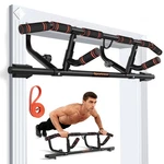 Pull Up Bar Doorway Folding Handle 440lb Multi Grip Black Sportneer 2026 Upgrade. Fixed Price $114.99.