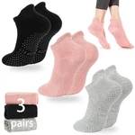 Yoga Accessories Pilates Socks Non Slip Barre For Women Grey/black/pink. Fixed Price $10.33.