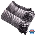 Hugger Mugger Recycled Plaid Yoga Blanket - Blue Use As A Prop Made From. Fixed Price $85.43.