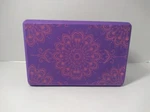 Evolve By Gaiam Foam Yoga Block Purple 9" X 6" 4" Deepen Stretch Balance. Fixed Price $12.00.