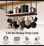 Kes 48 Inch Large Hanging Pot Rack Ceiling Mount With 130lb High-capacity, Ceili. Fixed Price $100.00.