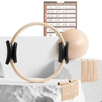 Physkcal Pilates Kit, 15-inch Ring With 1x Core Ball, 3x Resistant Loops. Fixed Price $44.70.