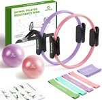 Pilates Ring And Ball Set With Resistance Bands - Equipment For Home Wor. Fixed Price $32.99.