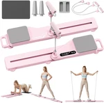 Merach Pilates Board, Reformer Set With Timer And Resistance Bands, Port. Fixed Price $85.99.