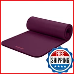 Retrospec Solana Yoga Mat 1" Thick W/strap - Non-slip, Pilates, Exercise Boyse. Fixed Price $58.07.
