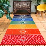 Chakra Yoga Mat Meditation Rug Beach Towels Sunscreen Shawl Spiritual Reiki Chak. Fixed Price $14.84.