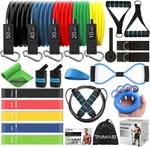 23pcs Resistance Bands Set Workout Bands, 5 Stackable Exercise With Handle. Fixed Price $57.52.
