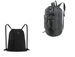 Beegreen Drawstring-gym-bag For Men&women Black Sport String Backpack 1 Pack .... Fixed Price $37.63.