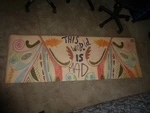 Kess Inhouse Vasare Nar Yoga Exercise Mat (alice In Wonderland Print) 72" X 24". Fixed Price $100.00.