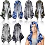 6 Pcs Cooling Hoodie Towel Camouflage Breathable Cold Towels For Neck.... Fixed Price $29.41.
