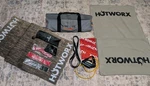 Hotworx Non-slip Yoga Mat With Towel,grey Duffel Bag & Various Resistance Bands. Fixed Price $219.99.