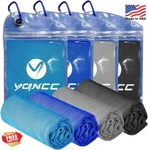 Yqxcc Cooling Towels 4 Pack 47x12 Microfiber Ice Cool Neck Sports. Fixed Price $24.99.