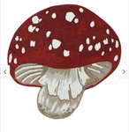 Liora Manne Frontporch Shroom Indoor/outdoor Rug Red 3' X - New. Fixed Price $35.00.
