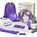 Elarafit Home Pilates Ring And Ball Set For Women With 5 Resistance Bands 13 .... Fixed Price $47.17.