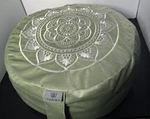 Florensi Buckwheat Zafu Meditation Cushion Yoga Velvet Premium Sage Pillow. Fixed Price $34.99.