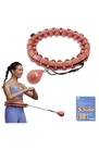 Popsugar Adjustable Weighted Fitness Hoop, Coral. Fixed Price $45.00.