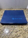 Gaiam Foldable Yoga Mat Super Compact And Ultra Lightweight Blue Brand New Cpix. Fixed Price $19.20.