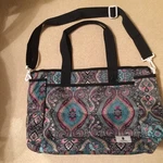 Vavaer Teal Paisley Pattern Large Tote Bag For Travel Gym Yoga Shopping Nwot. Fixed Price $17.95.