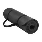 Balancefrom Fitness Goyoga 71x24in Anti Tear Exercise Yoga Mat With Strap, Black. Fixed Price $19.99.