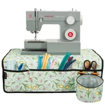 Pacmaxi Sewing Machine Pad For Table With 4-floral Green Background. Fixed Price $26.05.