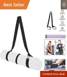 Yoga Mat Carrier Strap, Adjustable Thick Straps Sling For Carrying Large Mats.... Fixed Price $10.19.