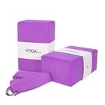 Jbm Yoga Block 2 Pack Plus Strap - Cork And High Density Eva Foam Purple. Fixed Price $47.42.