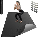 Hapbear Large Yoga Mat - 72"x36"x6mm (1/4 Inch), Extra Wide Non-slip Exercise Ma. Fixed Price $75.99.