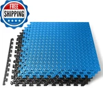 Squatz Thick Puzzle Exercise Mat 6 Pcs Eva Foam Interlocking Tiles Protective. Fixed Price $43.49.