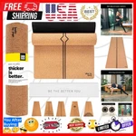 Luxury Cork Yoga Mat - Non Slip, Extra Thick Grip. Thicker, Longer, And Wider.... Fixed Price $149.59.