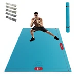 Exercise Mat 7 X5 X8mm Non Slip Ultra Durable High Density Hapbear Extra Large. Fixed Price $209.99.