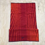New Nike Striped Jaquard Cotton Towel 60cm X 120cm 24"x48" Red. Fixed Price $30.00.