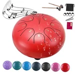 Rain Drum For Outside Garden, 8 Note 6 Inch Drum-b-6in 8note-vermilion Red. Fixed Price $42.70.