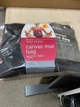 New Stott Canvas Yoga Mat Tote Bag Backpack: Multi Purpose Carry On - Black. Fixed Price $22.95.