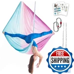 F.life Aerial Yoga Hammock Silk Swing Kit For Antigravity Inversion. Fixed Price $85.96.