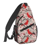 Famame Cardinal And Blooming Cherry Sling Backpack Chest Bag Crossbody Should.... Fixed Price $34.80.